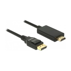 DELOCK Kabel Displayport 1.2 Stecker to High Speed HDMI-A Stecker Passiv 4K 5 m schwarz — Buy in Cyprus with Fast Delivery