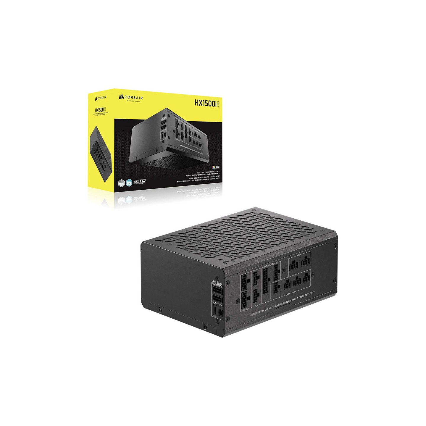 1500W Corsair HX1500i SHIFT Netzteil 80+ Platinum (modular) ATX 3.1 PCIe 5.1 — Buy in Cyprus with Fast Delivery