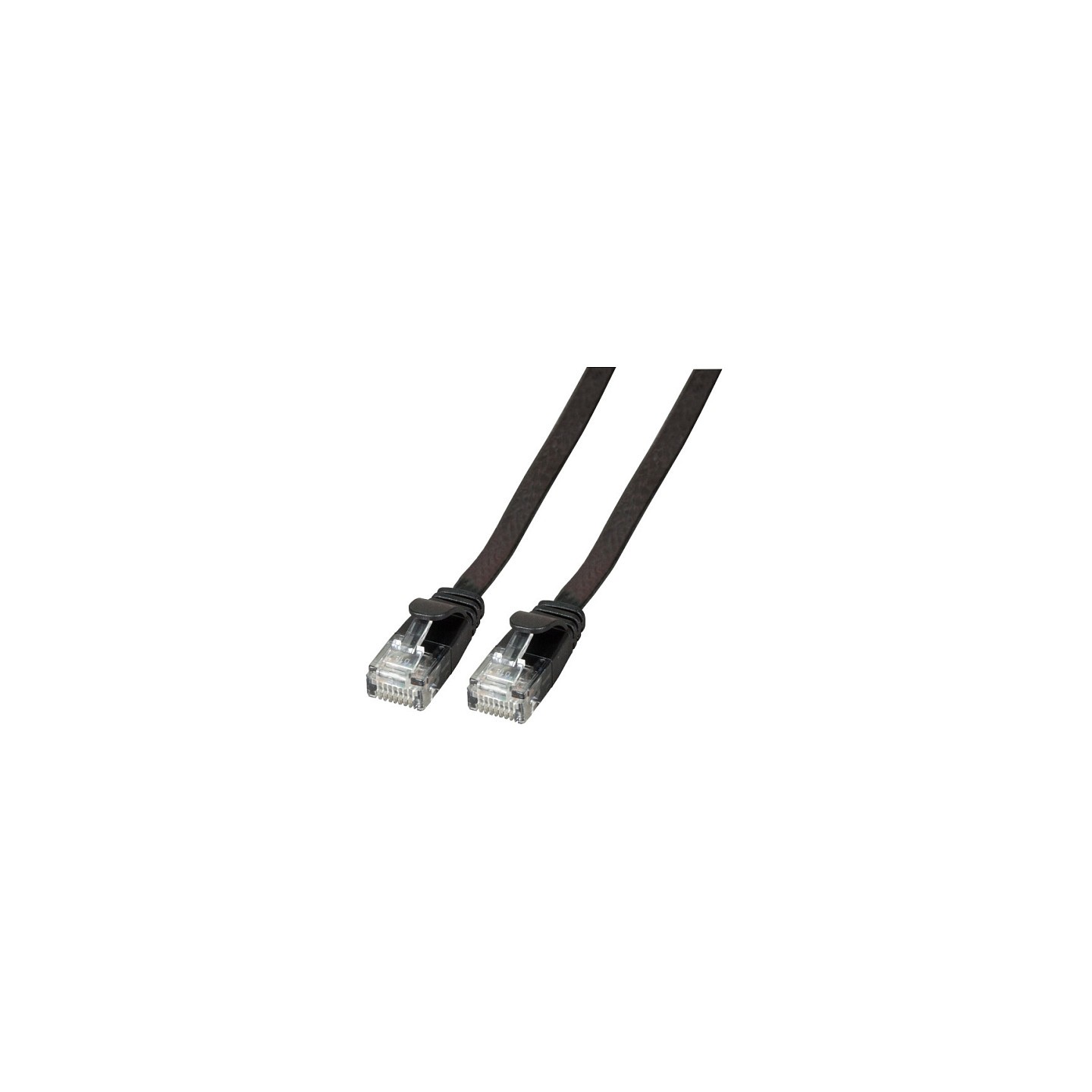 EFB RJ45 Flachpatchkabel U UTP. Cat.6A. PVC. 3m. schwarz — Buy in Cyprus with Fast Delivery