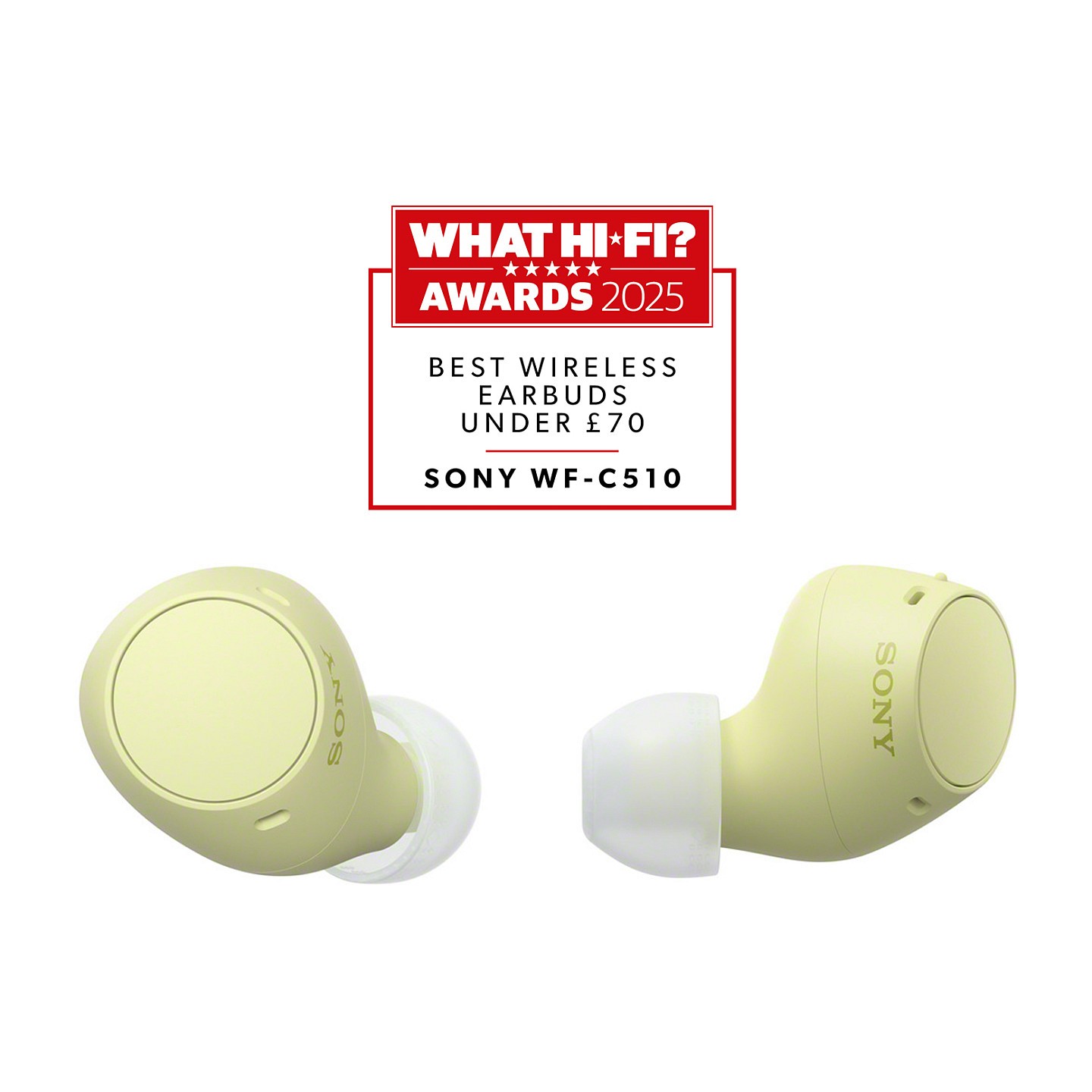 Sony WFC510Y In-Ear TWS-BT-Headphones yellow — Buy in Cyprus with Fast Delivery