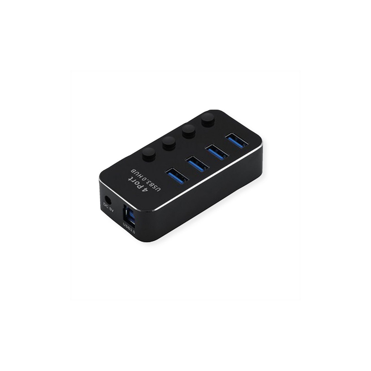 ROLINE USB 3.2 Gen 1 Notebook Hub. 4 Ports. einzeln schaltbar. schwarz — Buy in Cyprus with Fast Delivery