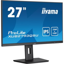 Buy Iiyama XUB2793QSU-B7 - 27" QHD IPS Monitor, 2560x1440, 100Hz, 1ms, Height-Ad... in Cyprus, Nicosia, Limassol, Larnaka, Pafos