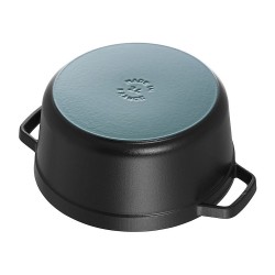 Staub La Cocotte 24cm rund. schwarz. Gusseisen — Buy in Cyprus with Fast Delivery