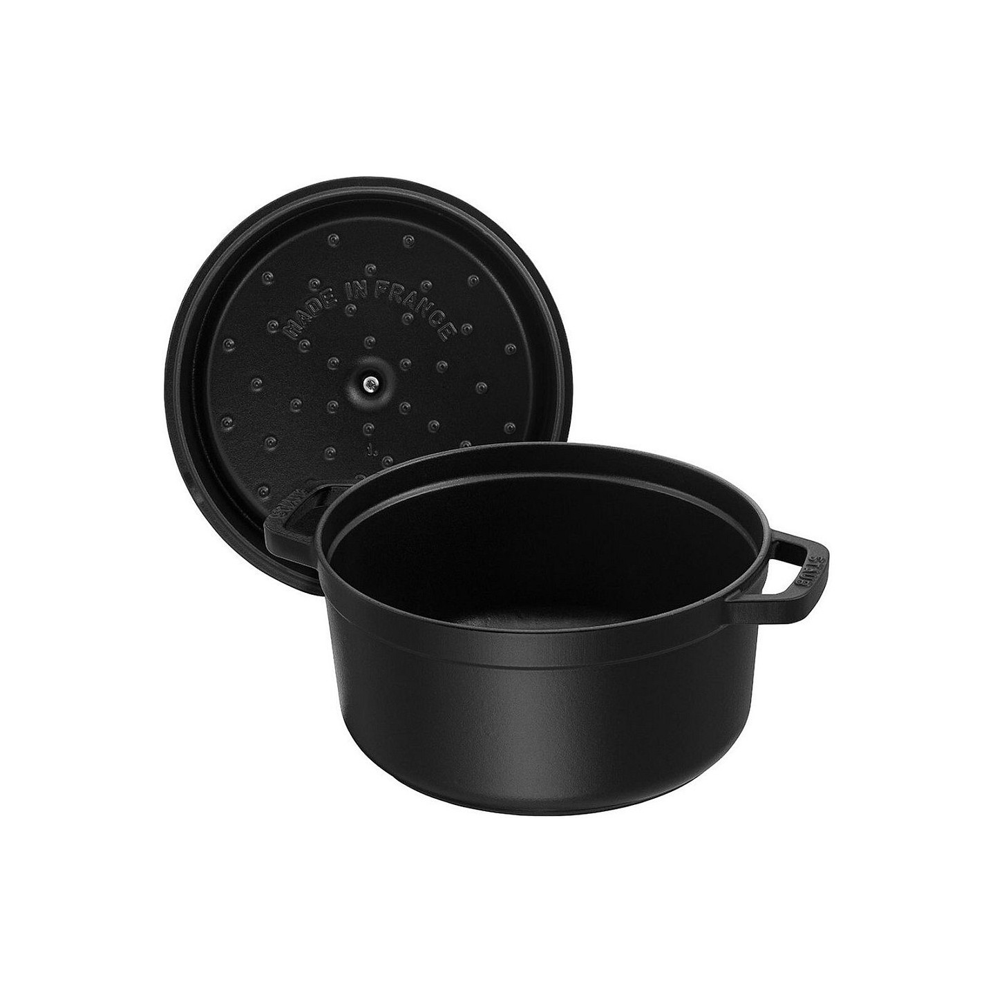 Staub La Cocotte 24cm rund. schwarz. Gusseisen — Buy in Cyprus with Fast Delivery