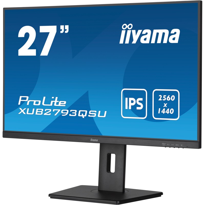Buy Iiyama XUB2793QSU-B7 - 27" QHD IPS Monitor, 2560x1440, 100Hz, 1ms, Height-Ad... in Cyprus, Nicosia, Limassol, Larnaka, Pafos