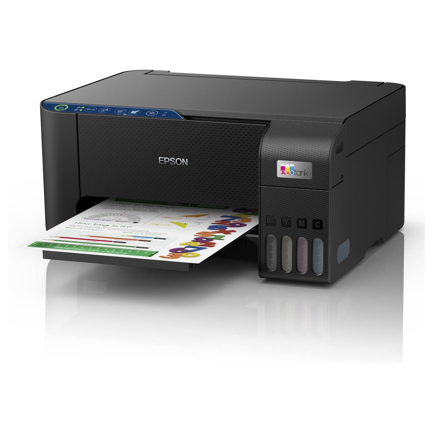 T EPSON EcoTank ET-2861 MFP colour inkjet ITS A4 10ppm Print 100sheets Wi-Fi USB Black — Buy in Cyprus with Fast Delivery