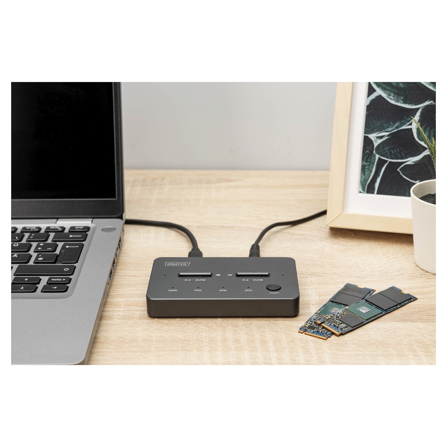 DIGITUS USB M.2 NVMe Klonstation. SSD. USB3.1 Typ-C — Buy in Cyprus with Fast Delivery
