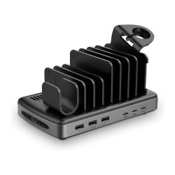 LINDY 6-Port USB-Ladestation 160W. 3x USB-C PD & 3x USB-A — Buy in Cyprus with Fast Delivery