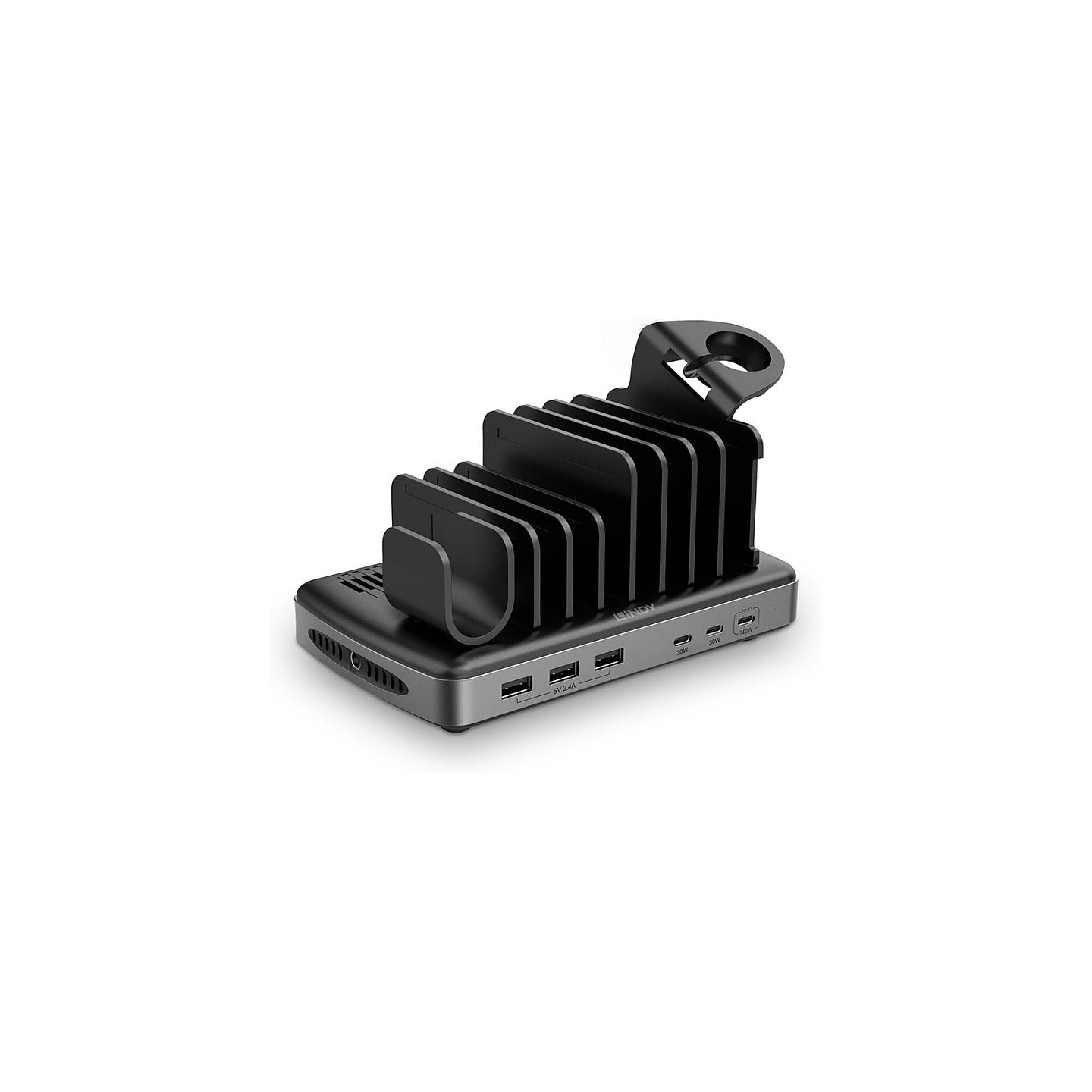 LINDY 6-Port USB-Ladestation 160W. 3x USB-C PD & 3x USB-A — Buy in Cyprus with Fast Delivery