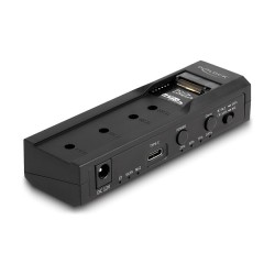 DELOCK USB Type-C Konverter fur 1 x M.2 NVMe SSD + 1 x SATA SSD HDD mit Klon Funktion — Buy in Cyprus with Fast Delivery