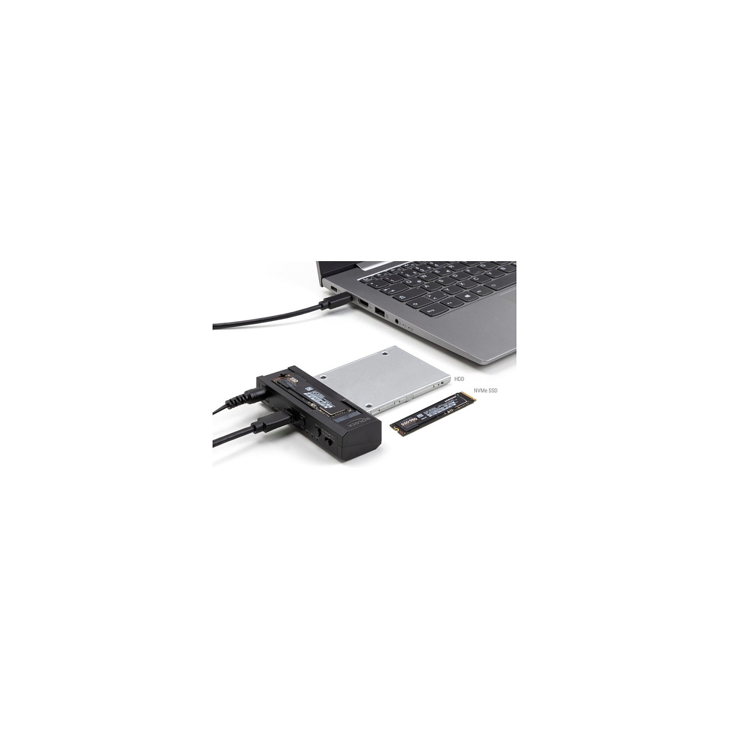 DELOCK USB Type-C Konverter fur 1 x M.2 NVMe SSD + 1 x SATA SSD HDD mit Klon Funktion — Buy in Cyprus with Fast Delivery
