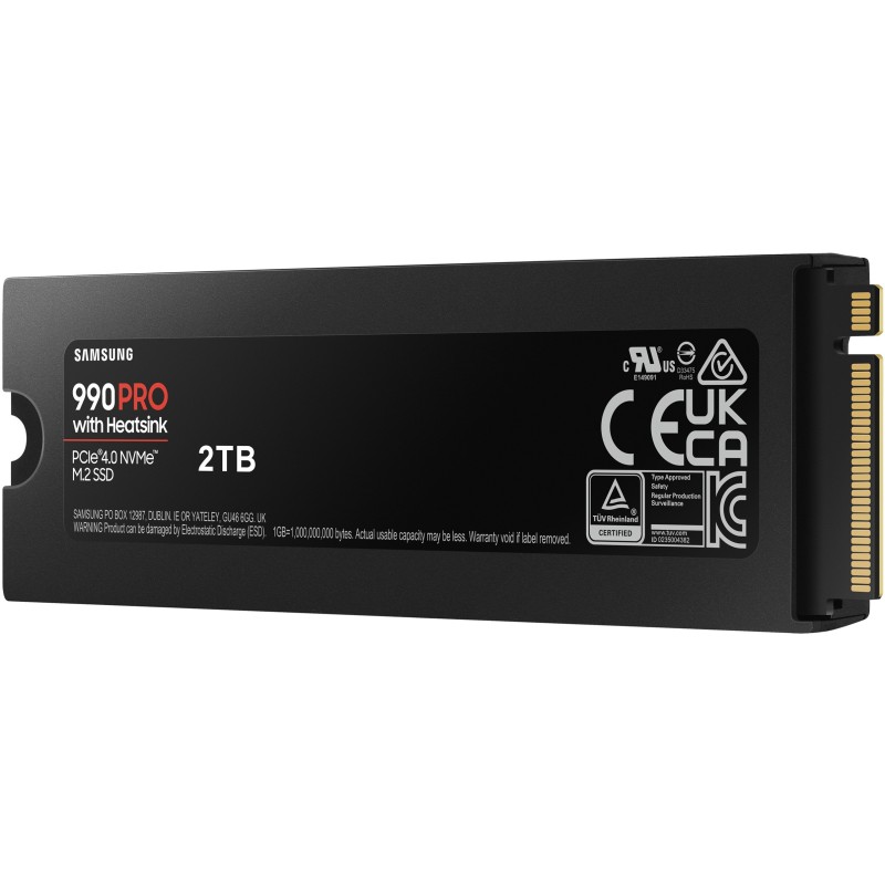 Buy Samsung 990 PRO 2TB M.2 NVMe SSD (MZ-V9P2T0) - Heatsink, PCIe 4.0 x4, 7450 M... in Cyprus, Nicosia, Limassol, Larnaka, Pafos