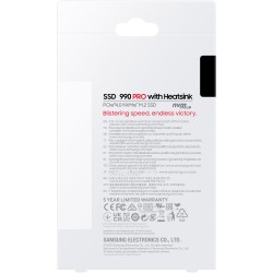 Buy Samsung 990 PRO 2TB M.2 NVMe SSD (MZ-V9P2T0) - Heatsink, PCIe 4.0 x4, 7450 M... in Cyprus, Nicosia, Limassol, Larnaka, Pafos
