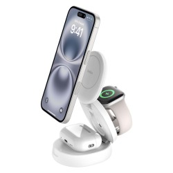 Belkin Boost Charge klappb. mag. 3-in-1 Lades. Qi2 ws. WIZ034kqWH — Buy in Cyprus with Fast Delivery