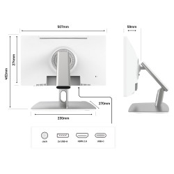 JapanNext FHD Touchscreen Monitor 54.61cm (21.5') — Buy in Cyprus with Fast Delivery