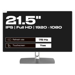 JapanNext FHD Touchscreen Monitor 54.61cm (21.5') — Buy in Cyprus with Fast Delivery