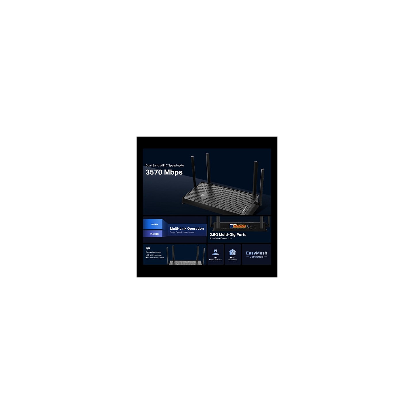 TP-Link WL-Router Archer BE3600 — Buy in Cyprus with Fast Delivery