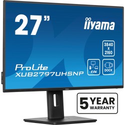Buy iiyama ProLite XUB2797UHSNP-B1 - 27in 4K UHD IPS Monitor, USB-C 96W PD, KVM,... in Cyprus, Nicosia, Limassol, Larnaka, Pafos