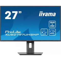 iiyama ProLite XUB2797UHSNP-B1 27" 4K IPS Monitor USB-C 96W KVM RJ45 (Boxed) — Buy in Cyprus with Fast Delivery