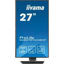 iiyama ProLite XUB2797UHSNP-B1 27" 4K IPS Monitor USB-C 96W KVM RJ45 (Boxed) — Buy in Cyprus with Fast Delivery