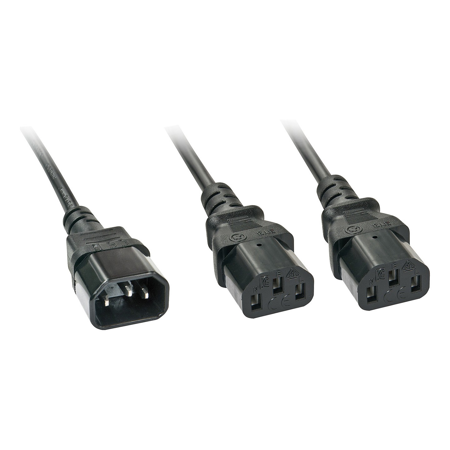 LINDY IEC-Y-Netzkabel 1xIEC320 C14 - 2xIEC32 2m — Buy in Cyprus with Fast Delivery