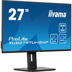 Buy iiyama ProLite XUB2797UHSNP-B1 - 27in 4K UHD IPS Monitor, USB-C 96W PD, KVM,... in Cyprus, Nicosia, Limassol, Larnaka, Pafos