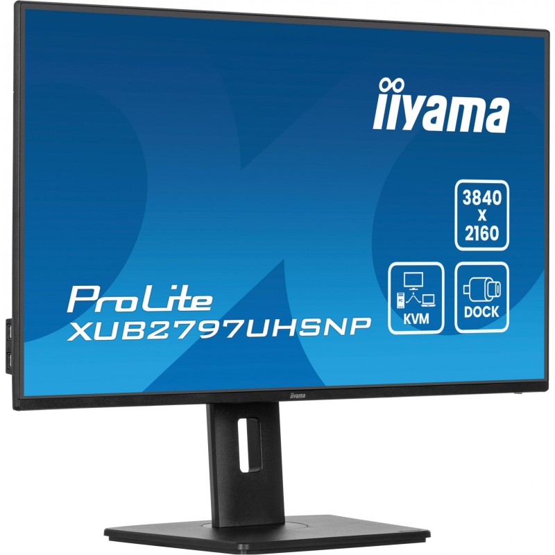 Buy iiyama ProLite XUB2797UHSNP-B1 - 27in 4K UHD IPS Monitor, USB-C 96W PD, KVM,... in Cyprus, Nicosia, Limassol, Larnaka, Pafos