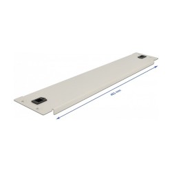 19? Netzwerkschrank Blindabdeckung werkzeugfrei 2 HE grau — Buy in Cyprus with Fast Delivery