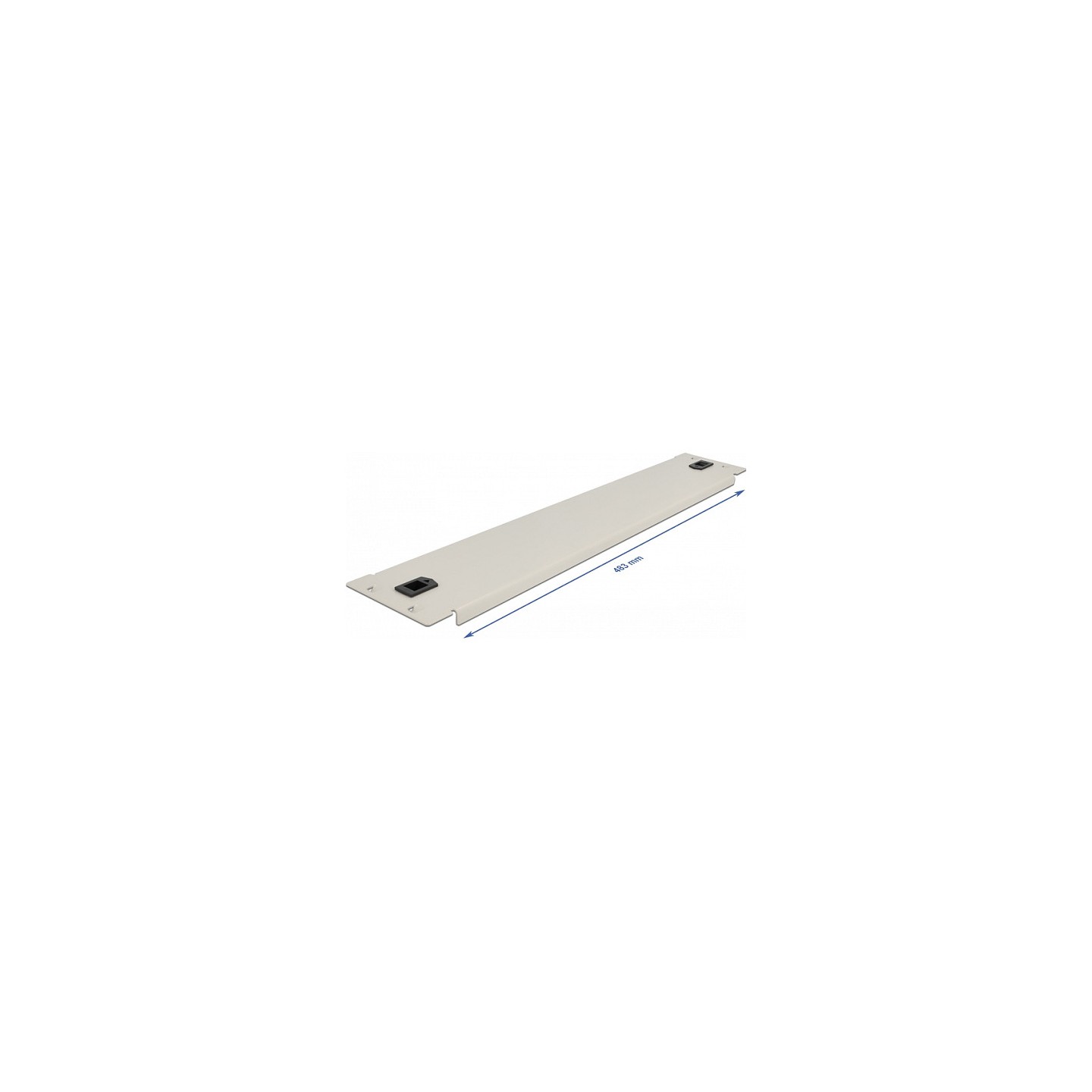 19? Netzwerkschrank Blindabdeckung werkzeugfrei 2 HE grau — Buy in Cyprus with Fast Delivery