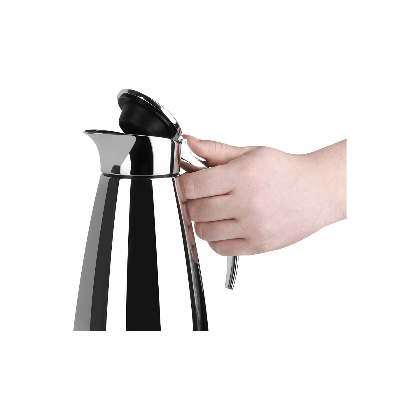 Emsa 502664 Eleganza Isolierkanne. 1.3 Liter. Easy Open Verschluss. edelstahl — Buy in Cyprus with Fast Delivery