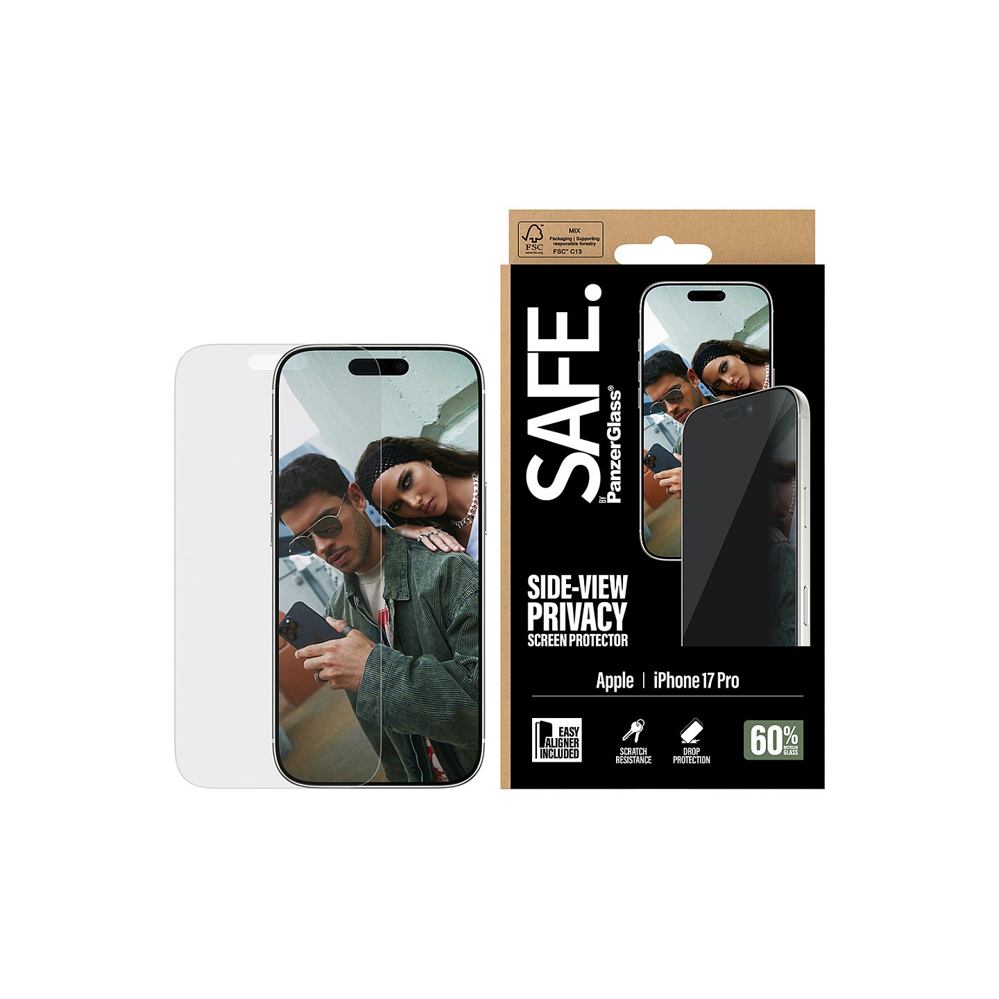 SAFE Privacy Schutzglas iPhone 17 Pro UWF — Buy in Cyprus with Fast Delivery