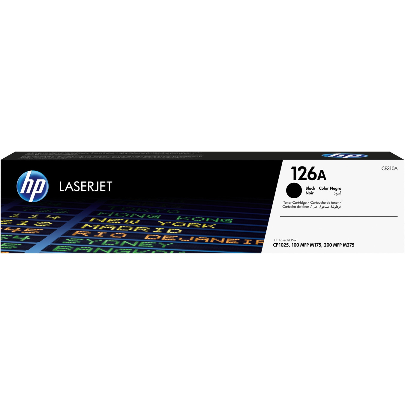 HP 126A Original LaserJet Toner Cartridge - CE310A - Black, Standard Yield 1,200 pages, 1-pack