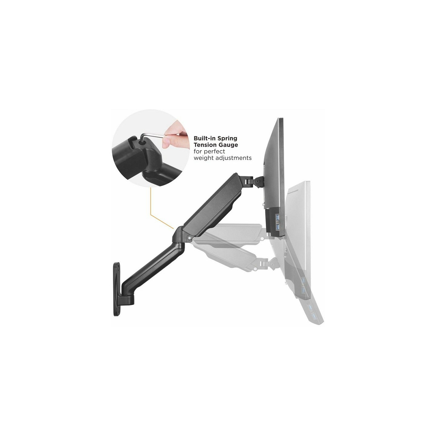 Equip Wandhalterung 17'-32' 2TFT 180°GF 2Gelenke 9Kg sw lite Retail — Buy in Cyprus with Fast Delivery