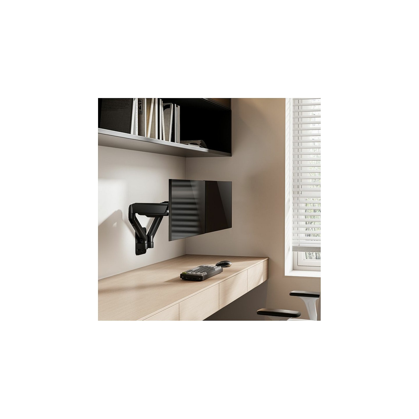 Equip Wandhalterung 17'-32' 2TFT 180°GF 2Gelenke 9Kg sw lite Retail — Buy in Cyprus with Fast Delivery