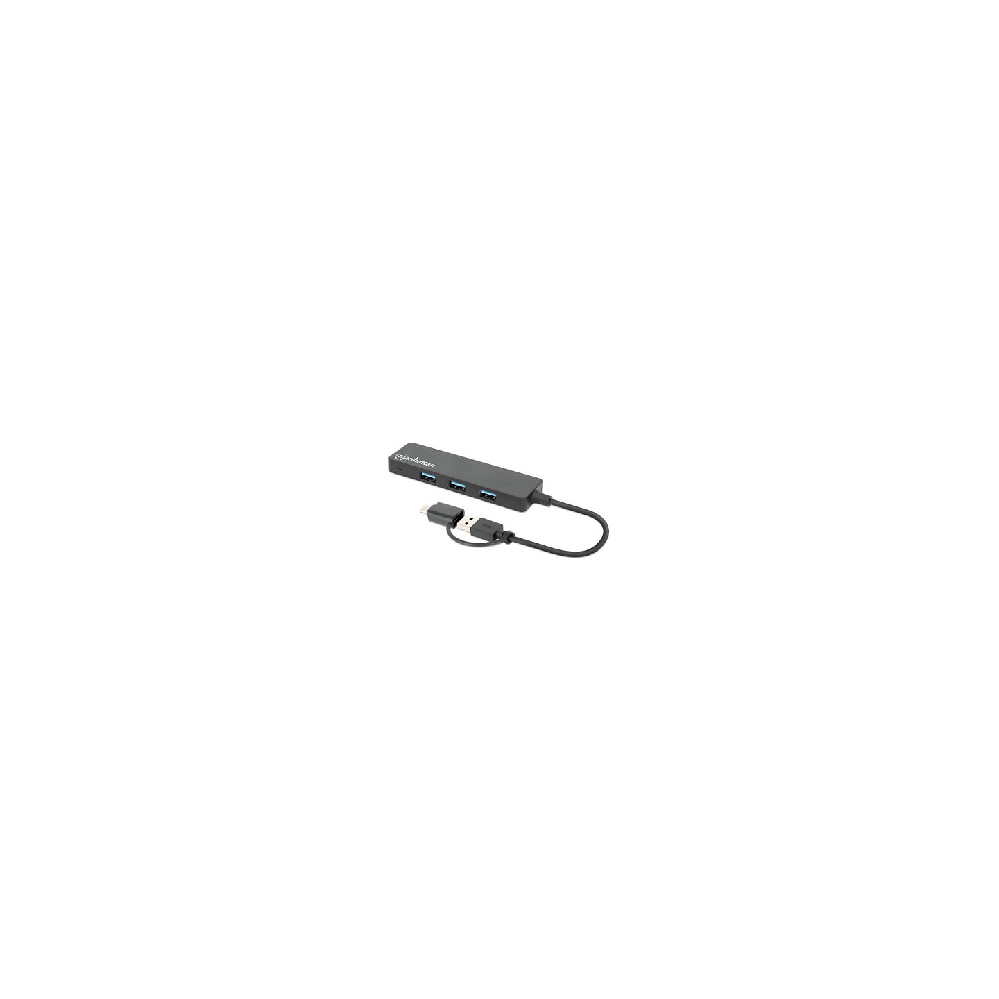 MANHATTAN 4-Port USB 3.0 Typ-C Typ-A Kombi-Hub schwarz — Buy in Cyprus with Fast Delivery