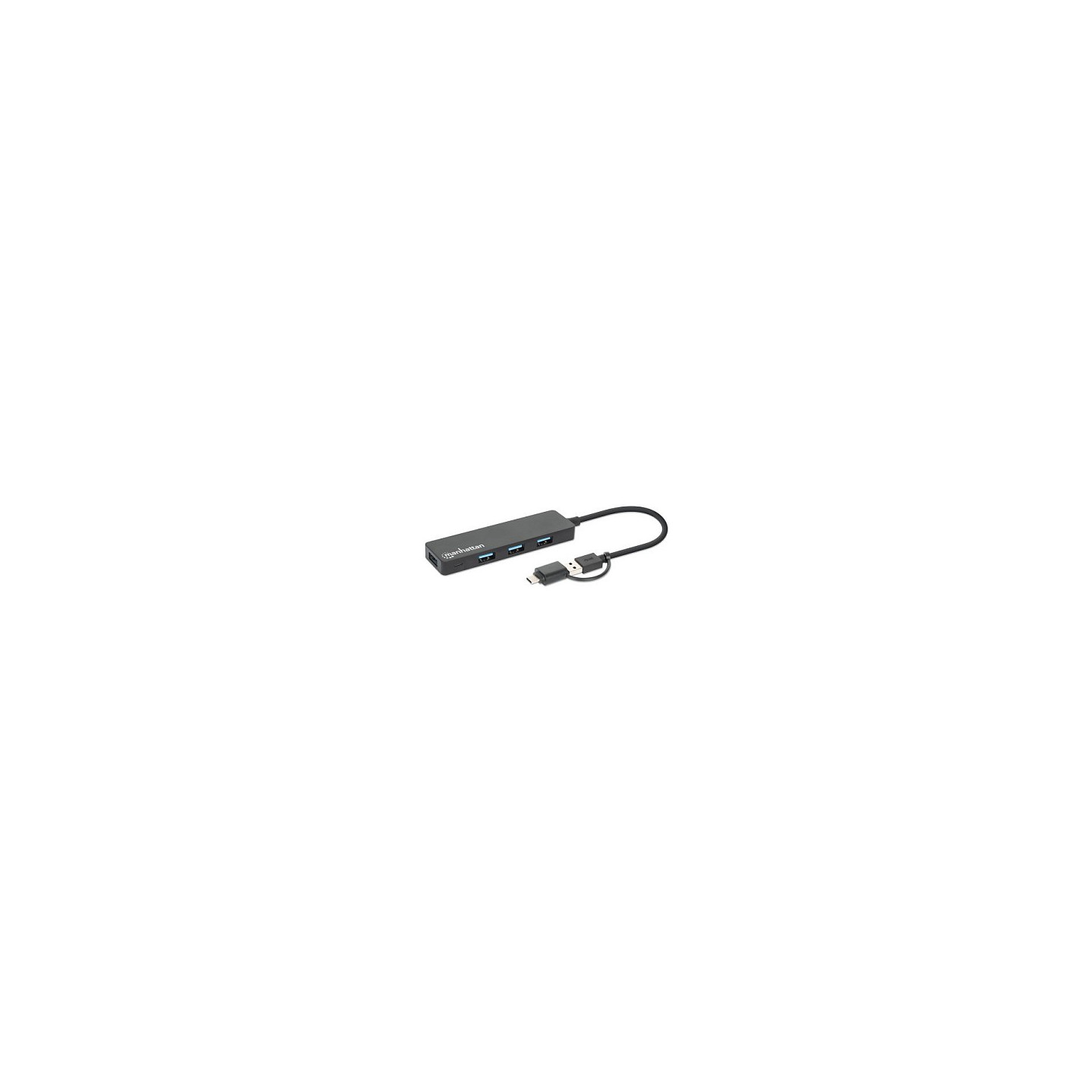 MANHATTAN 4-Port USB 3.0 Typ-C Typ-A Kombi-Hub schwarz — Buy in Cyprus with Fast Delivery