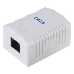 Equip Aufputzdose Cat6 1xRJ45 UTP RAL 9010 Reinweiß — Buy in Cyprus with Fast Delivery