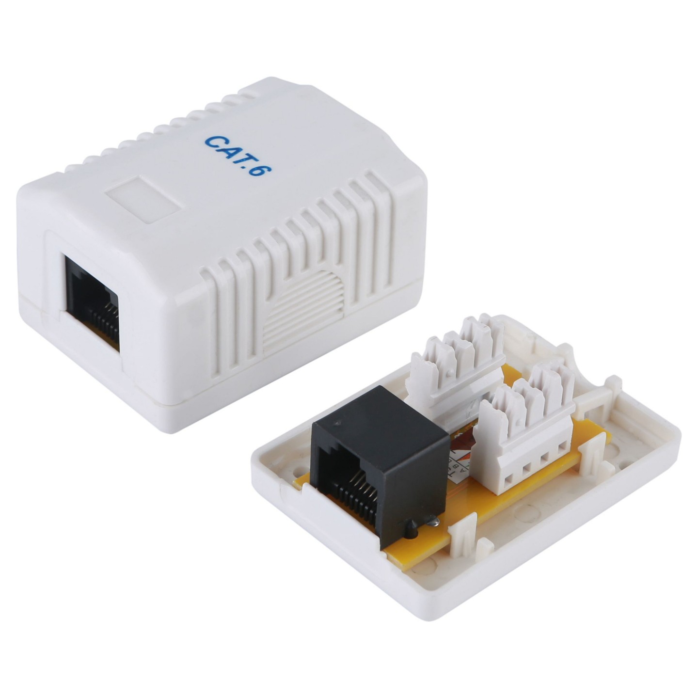 Equip Aufputzdose Cat6 1xRJ45 UTP RAL 9010 Reinweiß — Buy in Cyprus with Fast Delivery