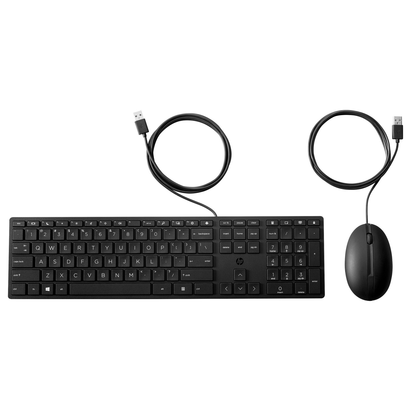 HP Wired 320MK Keyboard & Mouse Combo - USB Black (Boxed) — Buy in Cyprus with Fast Delivery