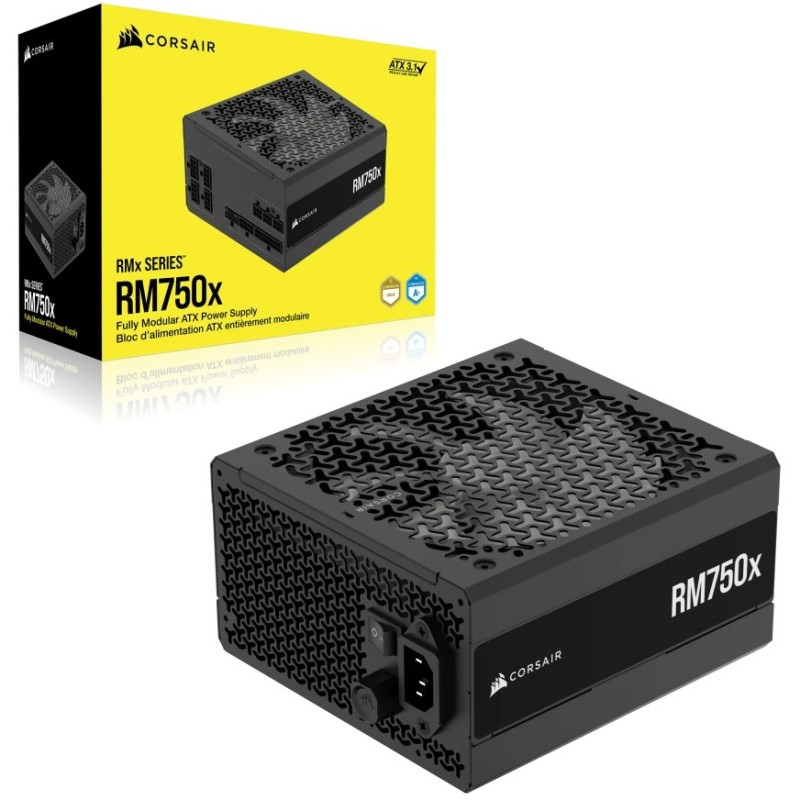 Corsair RM750x 750W 80 PLUS Gold Fully Modular ATX Power Supply - RM750x (2024) (Boxed) — Buy in Cyprus with Fast Delivery