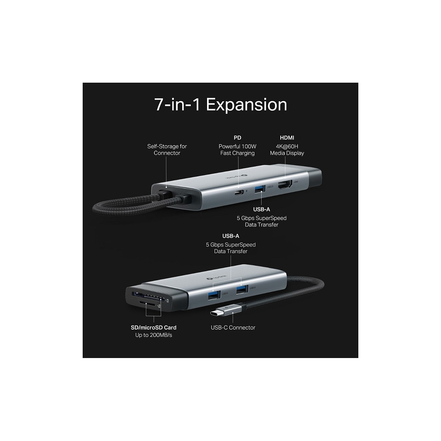 TP-Link UH7021C USB Type-C 7-Port Hub — Buy in Cyprus with Fast Delivery