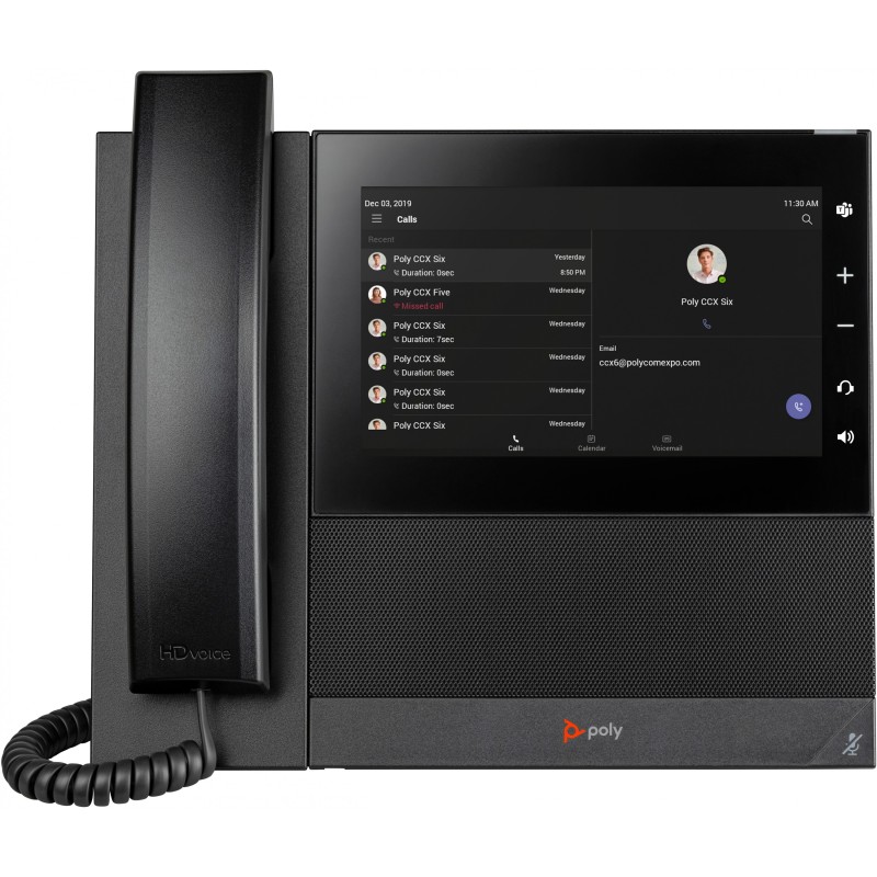 Buy Poly CCX 600 IP Desk Phone - Microsoft Teams, PoE, Android 9, 7-inch Color L... in Cyprus, Nicosia, Limassol, Larnaka, Pafos