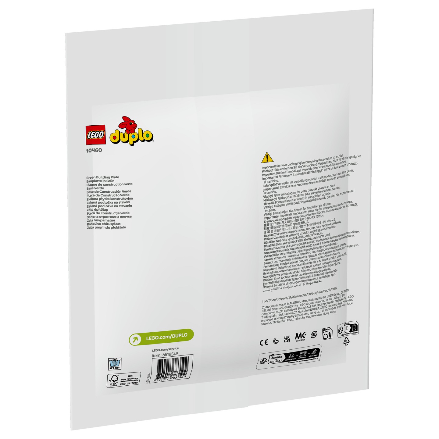 LEGO 10460 DUPLO Bauplatte in Grn — Buy in Cyprus with Fast Delivery