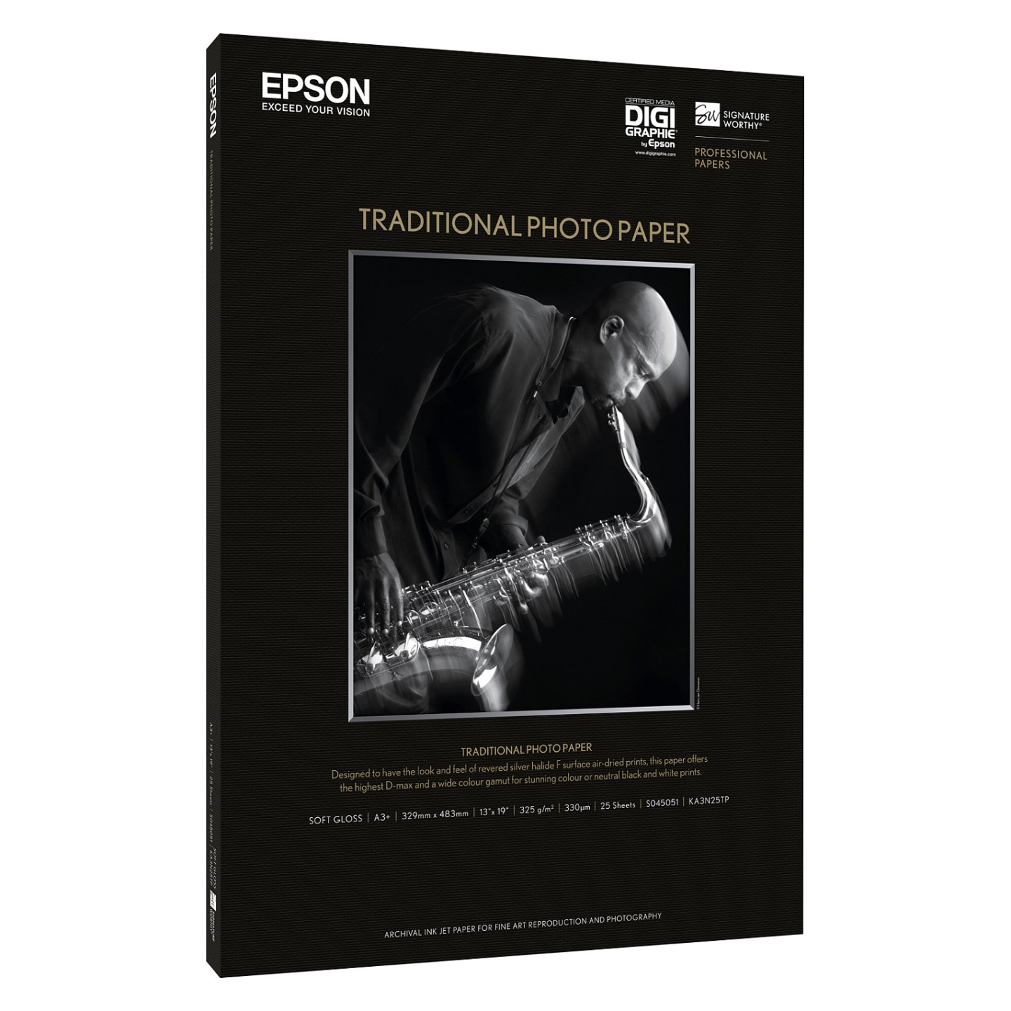 Epson Traditional Photo Paper seidenmatt A 4. 25 Blatt. 330 g — Buy in Cyprus with Fast Delivery