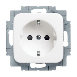 BUSCH JAEGER Reflex SI - Steckdose Safety+ - UP alpinweiss — Buy in Cyprus with Fast Delivery