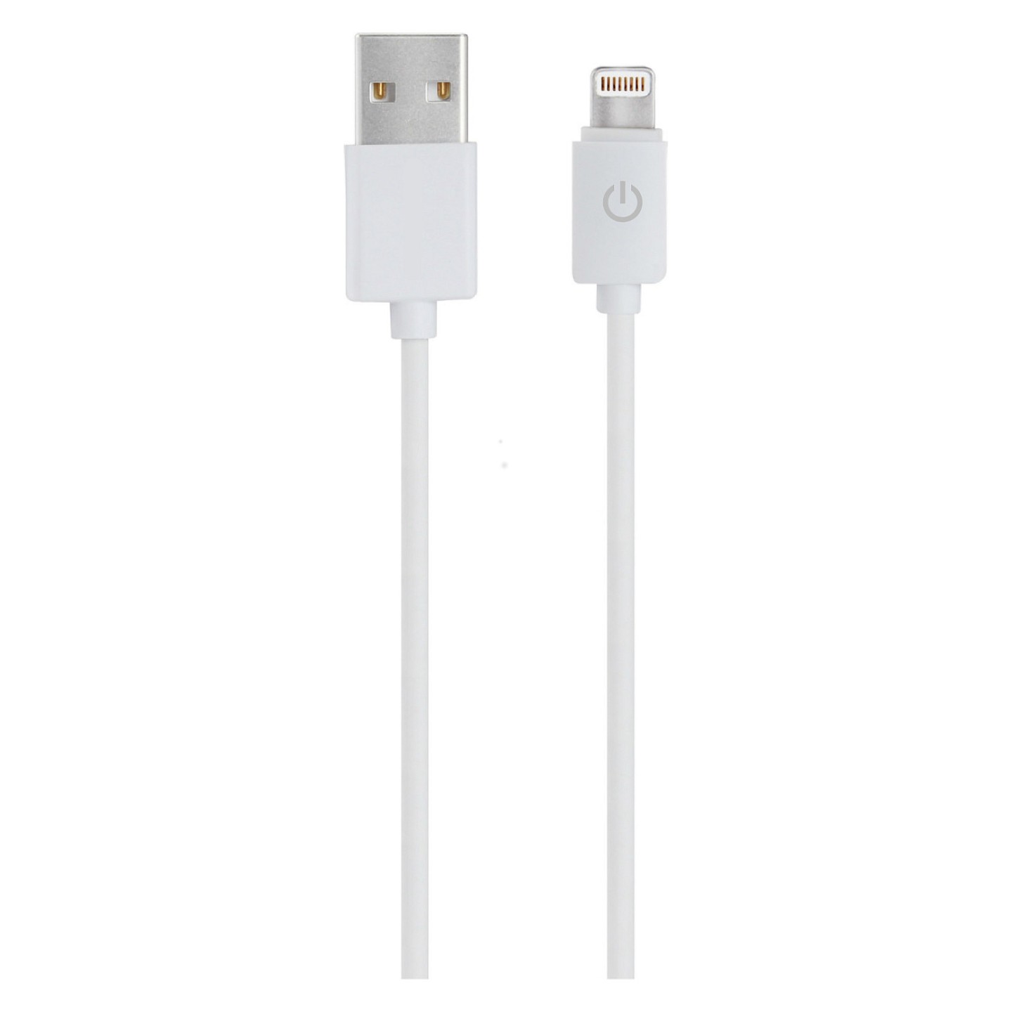 RealPower Lade Datenkabel USB-A auf Lightning 1m weiß MFI — Buy in Cyprus with Fast Delivery