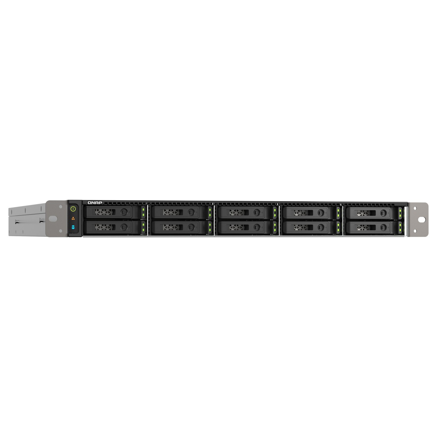QNAP TS-H1090FU-7302P-128G 10-bay rackmount NAS AMD EPYC 7302P 16-core 3.3GHz 8x16GB RDIMM DDR4 ECC