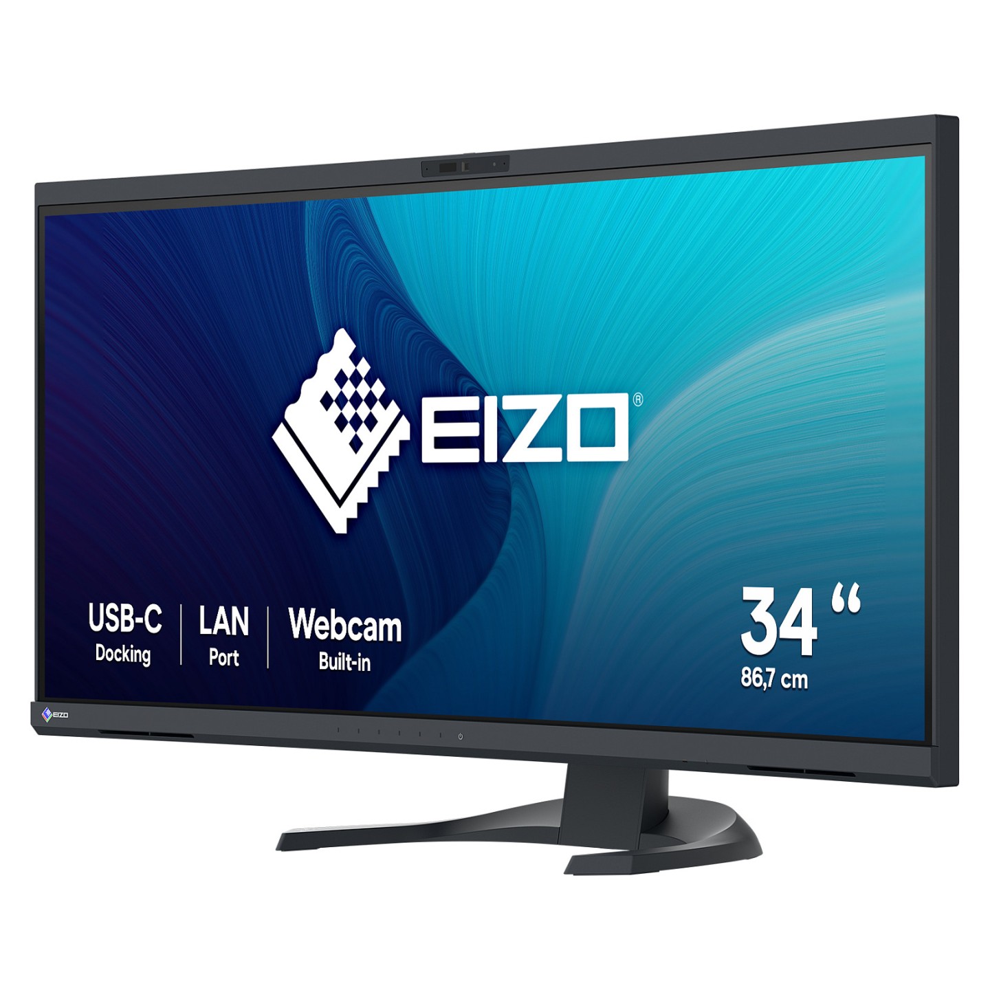 EIZO 86.7cm (34.1') EV3450XC-BK 21:9 4K 2xHDMI+DP+USB-C Curv — Buy in Cyprus with Fast Delivery