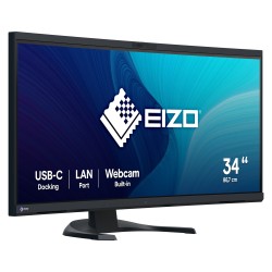 EIZO 86.7cm (34.1') EV3450XC-BK 21:9 4K 2xHDMI+DP+USB-C Curv — Buy in Cyprus with Fast Delivery