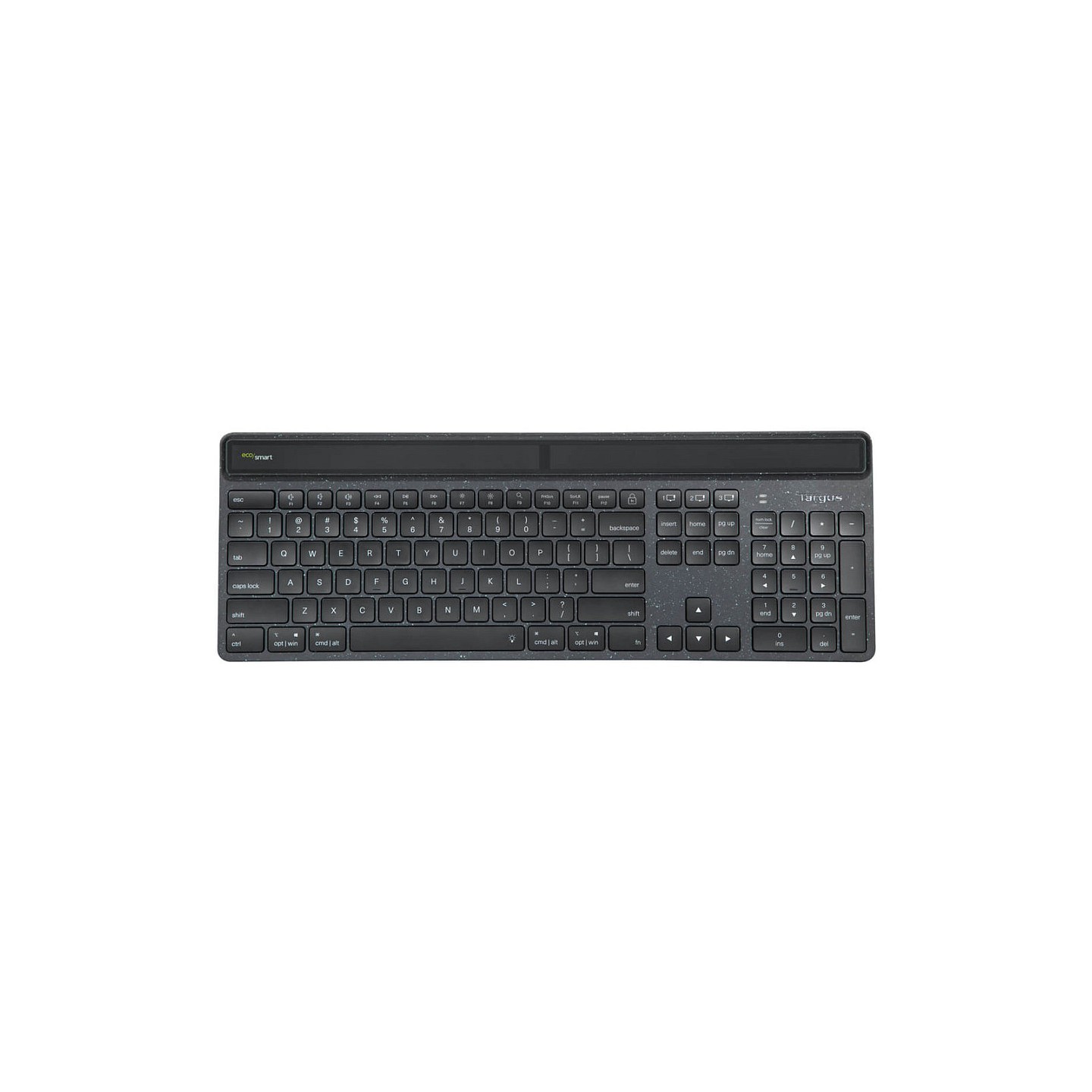 TARGUS EcoSmart antimicrobial hintergrundbeleuchtet - kabellos - Bluetooth 5.0 - QWERTY - Nordisch